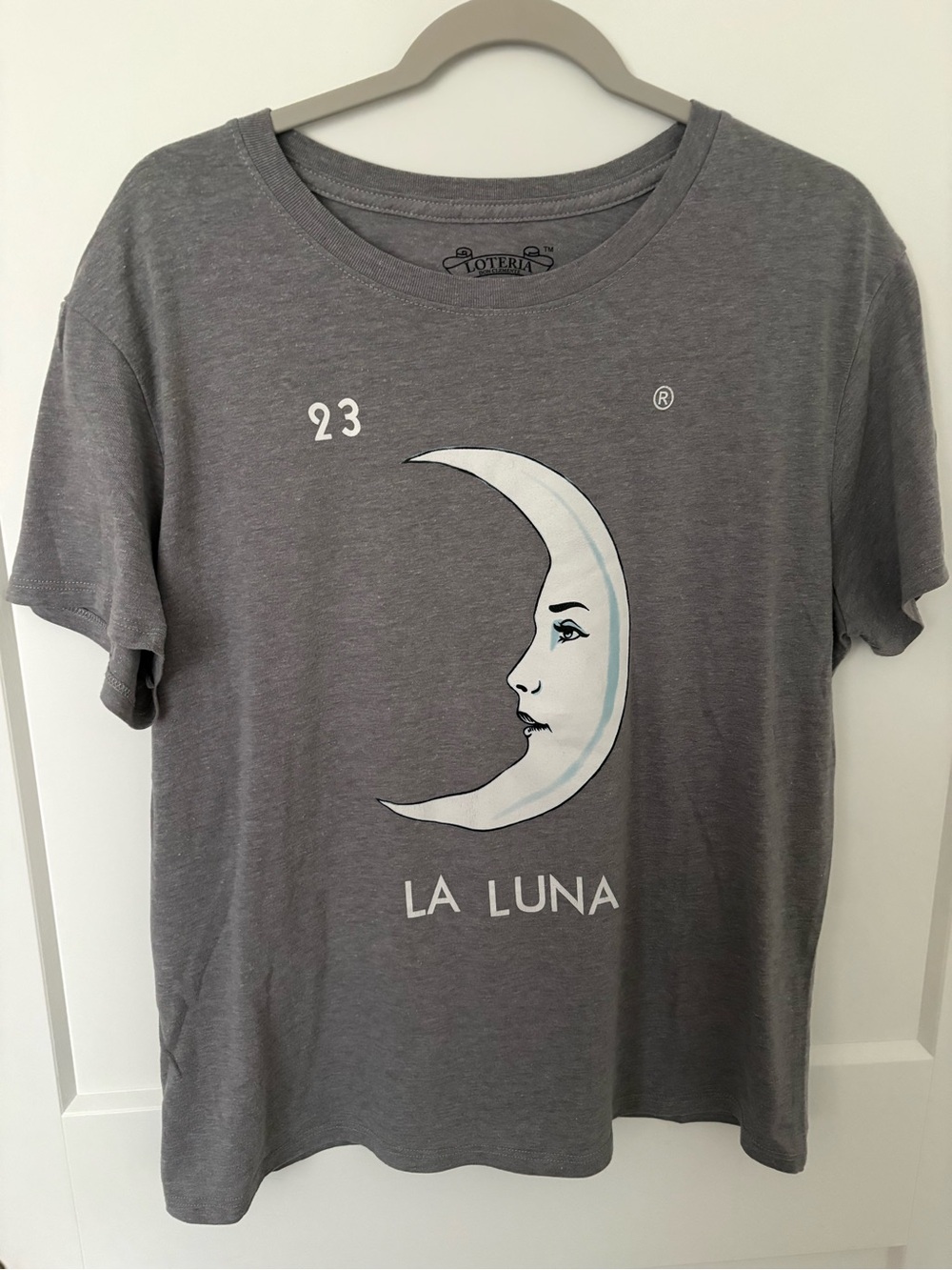La Luna Graphic Tee - Gray